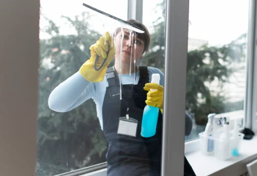 Nettoyage de vitres intérieures et extérieures à Saint-Maurice-Crillat
